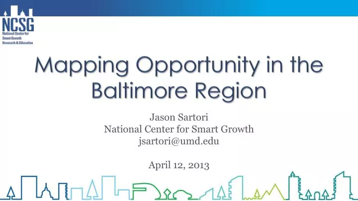 mapping opportunity in the baltimore region