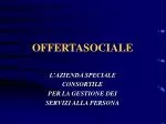 OFFERTASOCIALE - slide 1