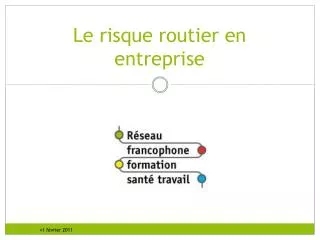 le risque routier en entreprise