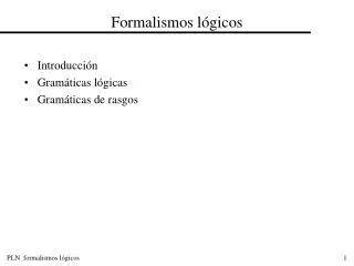 formalismos l gicos