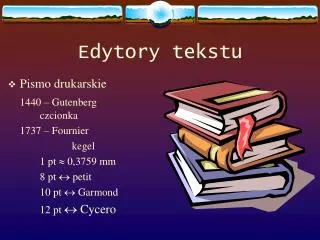edytory tekstu