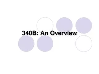 340B: An Overview