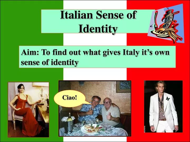 italian sense of identity
