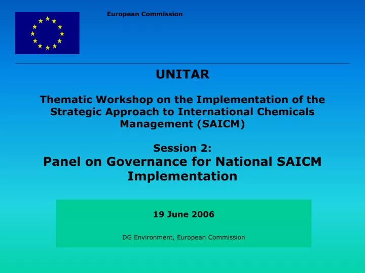 19 june 2006 dg environment european commission