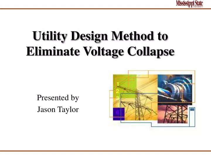 utility design method to eliminate voltage collapse
