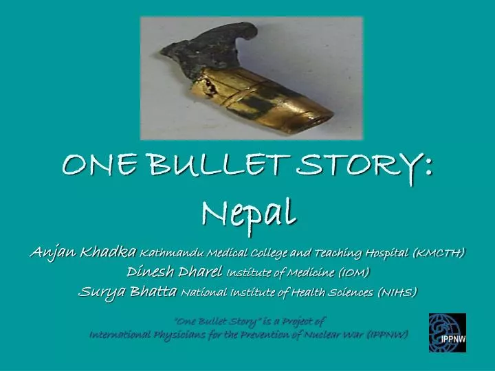 one bullet story nepal