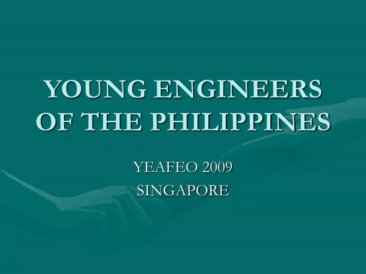 young engineers of the philippines