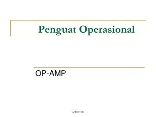 penguat operasional