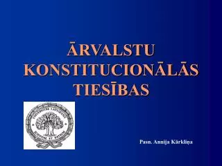 rvalstu konstitucion l s ties bas