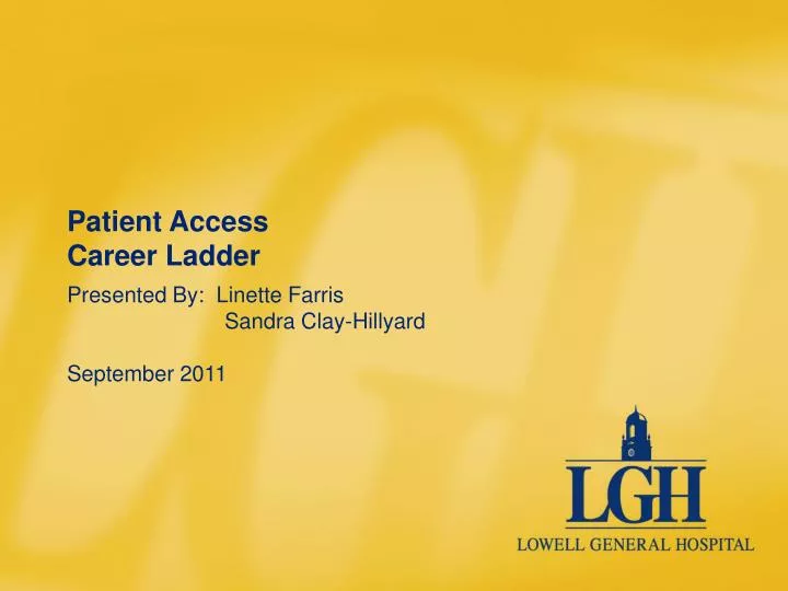 patient access career ladder