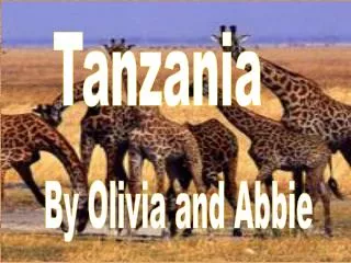 Tanzania By Olivia and Abbie