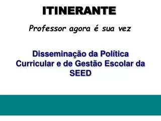 itinerante