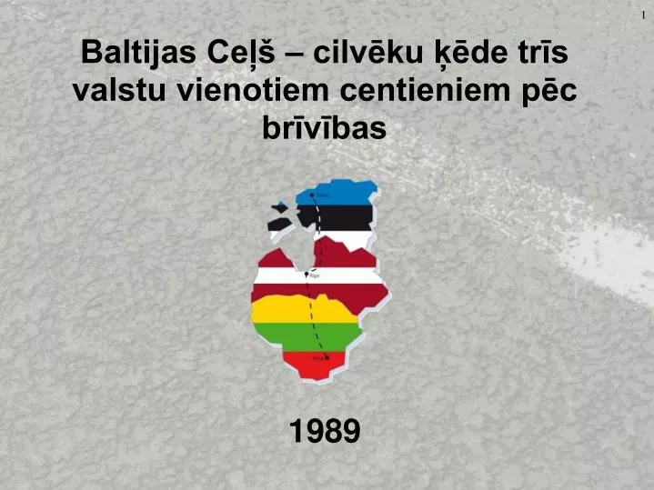 baltijas ce cilv ku de tr s valstu vienotiem centieniem p c br v bas 1989