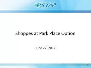 Shoppes at Park Place Option