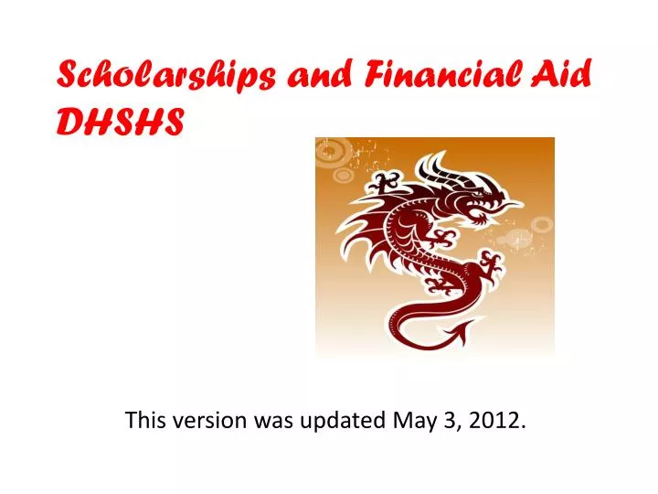 scholarships and financial aid dhshs