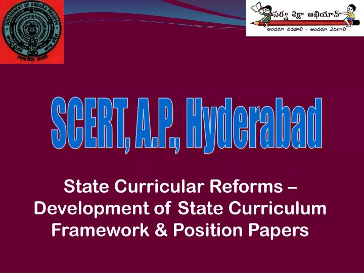 state curricular reforms development of state curriculum framework position papers