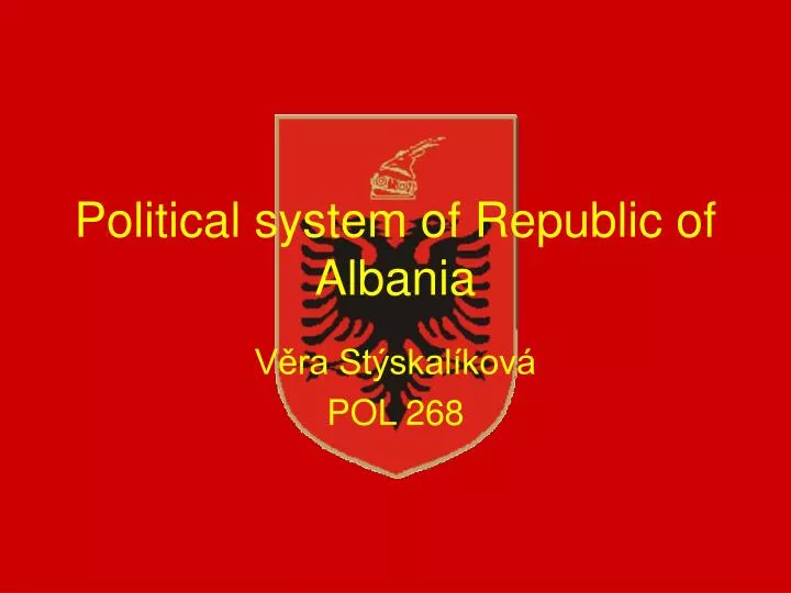 political system of republic of albania
