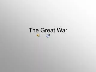 the great war