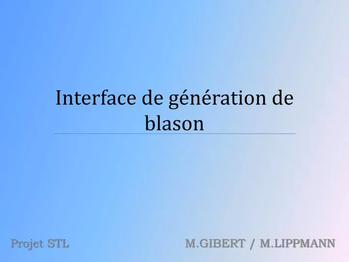 interface de g n ration de blason