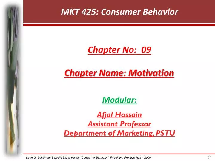mkt 425 consumer behavior