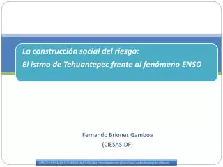 fernando briones gamboa ciesas df