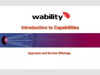 Introduction to Capabilities