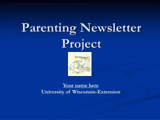 Parenting Newsletter Project