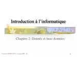 Introduction à l’informatique - slide 1