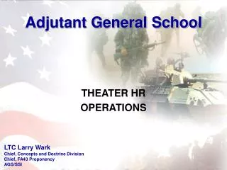 THEATER HR OPERATIONS
