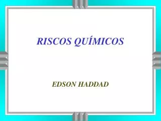 riscos qu micos