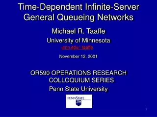 Time-Dependent Infinite-Server General Queueing Networks