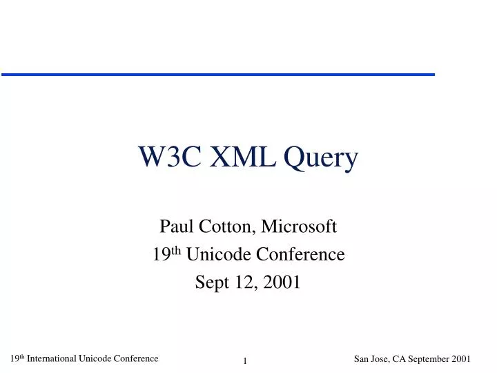 w3c xml query