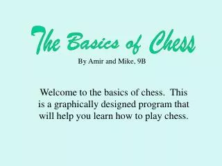 The Basics of Chess