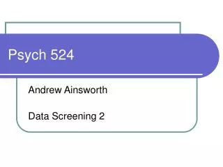 psych 524