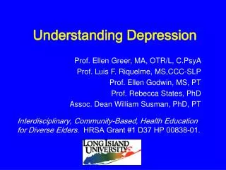 Understanding Depression