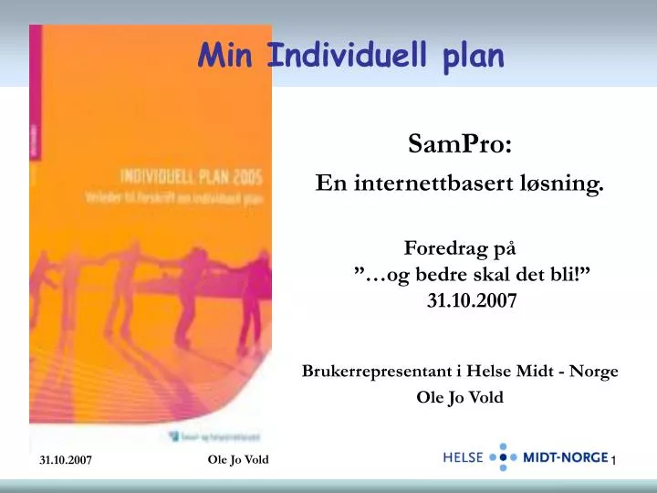 min individuell plan