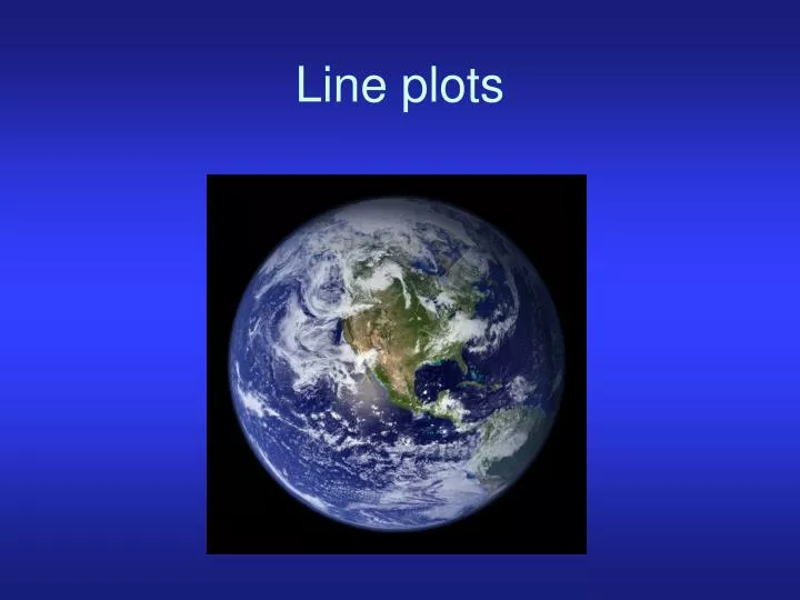 line plots
