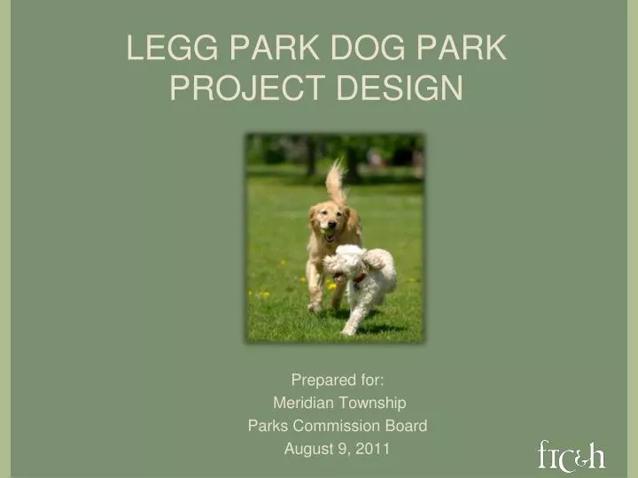 legg park dog park project design