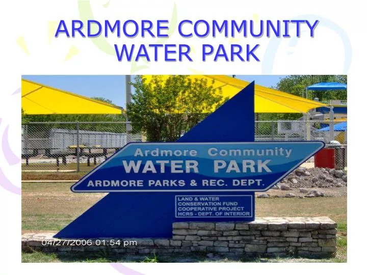ardmore community water park