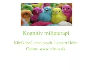 kognitiv milj terapi