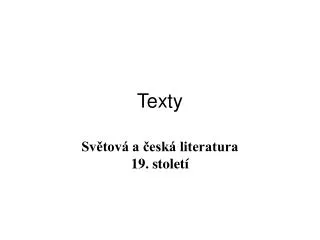 texty