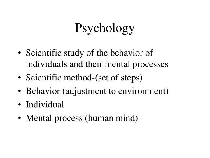 psychology