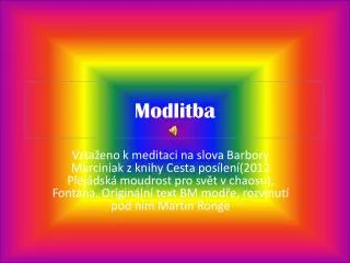 modlitba
