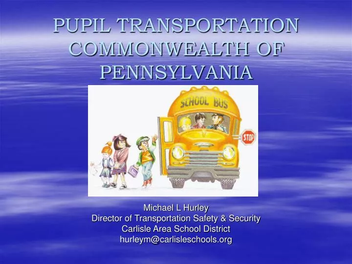 pupil transportation commonwealth of pennsylvania