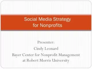 Social Media Strategy for Nonprofits