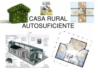 casa rural autosuficiente