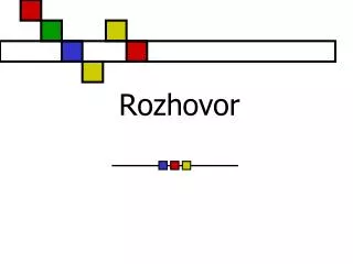 rozhovor