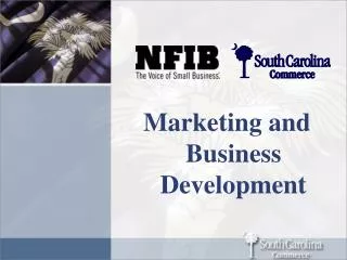 Marketing and Business Development