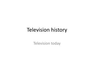 Television history