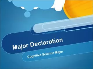 Major Declaration
